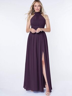 Unaltered Azazie Iman Dress in Plum
